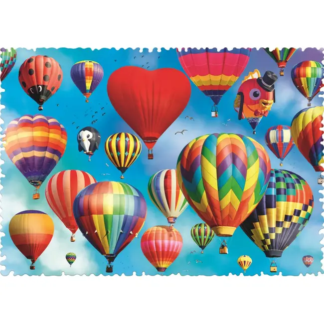 PUZZLE TREFL 600 CU PIESE CIUDATE - BALOANE COLORATE VIV11112