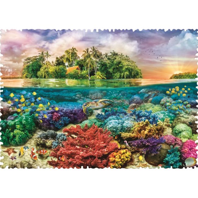 PUZZLE TREFL 600 CU PIESE CIUDATE - INSULA EXOTICA VIV11113