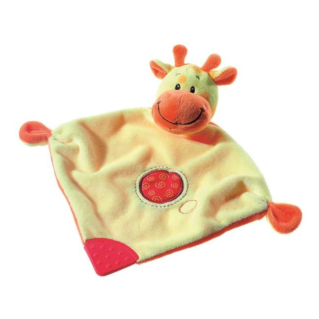 Mini paturica de somn cu jucarie Girafa Heunec A Haberkorn KRS765574