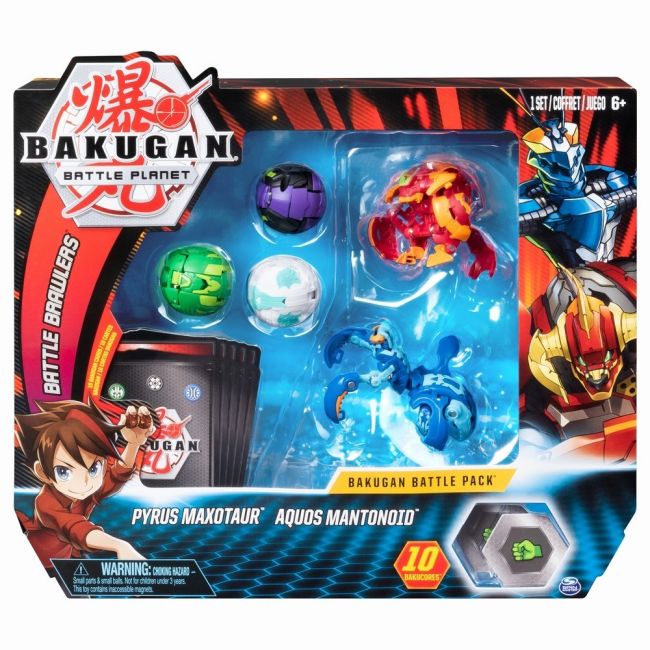 BAKUGAN SET DE LUPTA CU 5 BILE PYRUS MAXOTAUR SI AQUOS MANTONOID VIV6045132_20103992