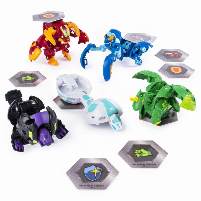 BAKUGAN SET DE LUPTA CU 5 BILE PYRUS MAXOTAUR SI AQUOS MANTONOID VIV6045132_20103992