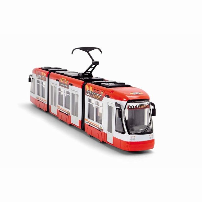 DICKIE TRAMVAI ROSU CU USI MOBILE 46CM VIV203749017_ROSU