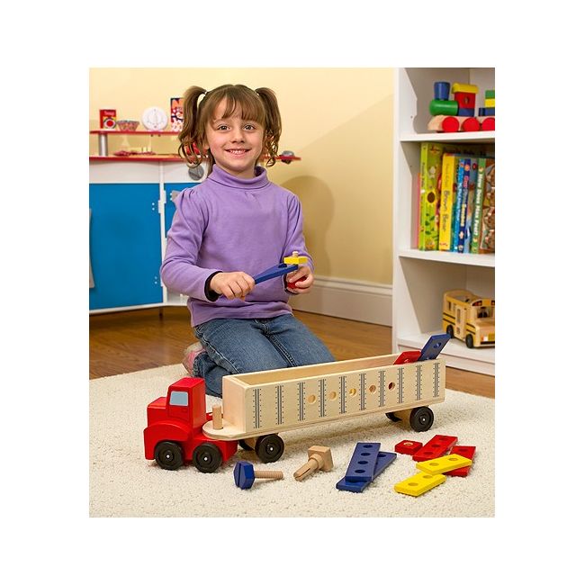 Banc de lucru mobil Camion cu unelte Melissa and Doug - OKEMD2758