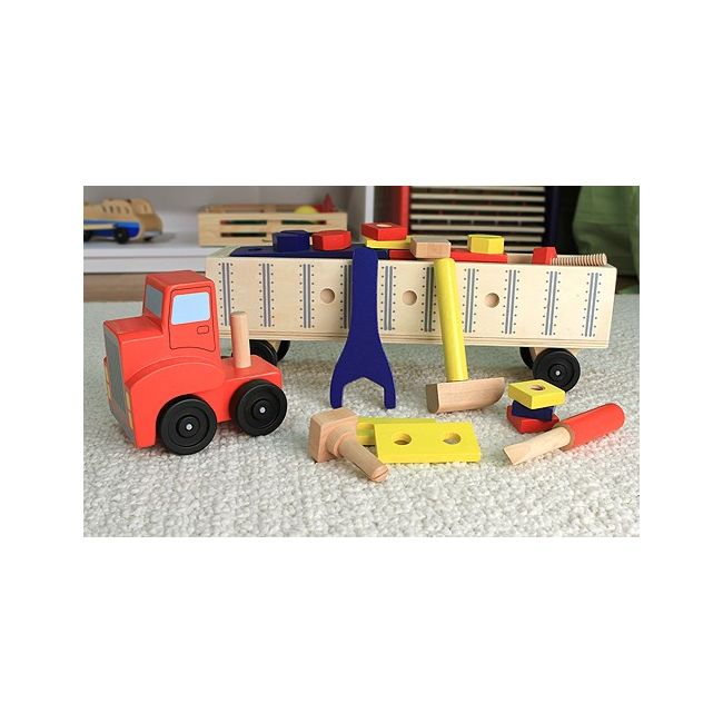 Banc de lucru mobil Camion cu unelte Melissa and Doug - OKEMD2758