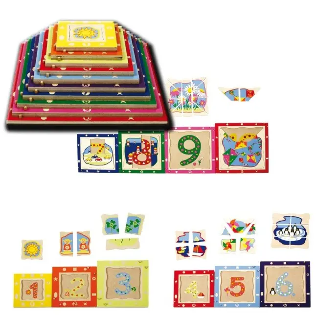 Joc puzzle Piramidix Beleduc - OKEBEL16124