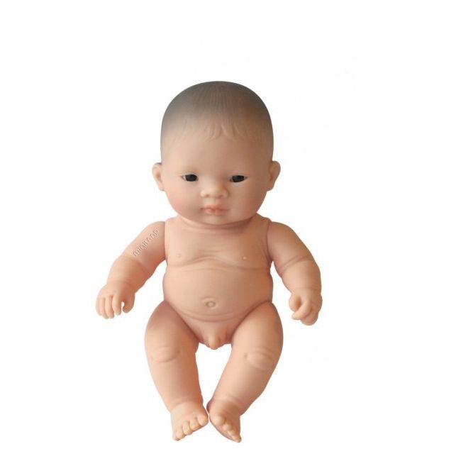 Papusa Bebelus asiatic baietel Miniland 21 cm - OKEML31145