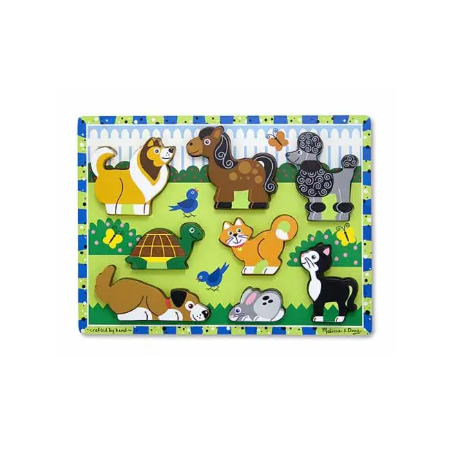 Puzzle in relief animale de companie Melissa and Doug - OKEMD3724