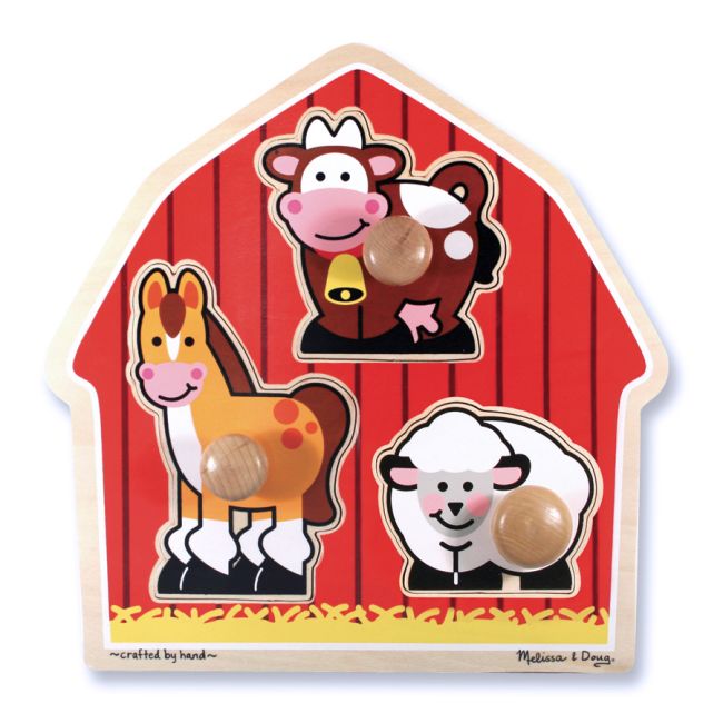 Puzzle lemn jumbo Ferma Melissa and Doug - OKEMD2054