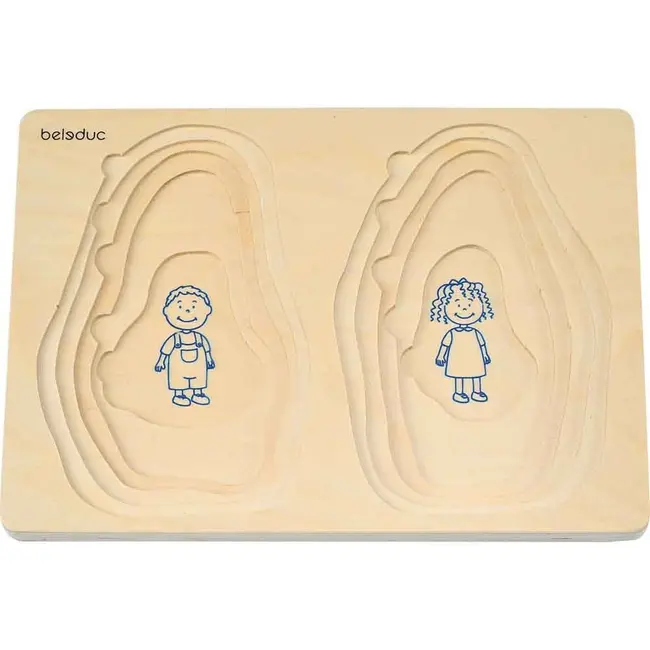 Puzzle stratificat Bunica si Bunicul Beleduc - OKEBEL17052