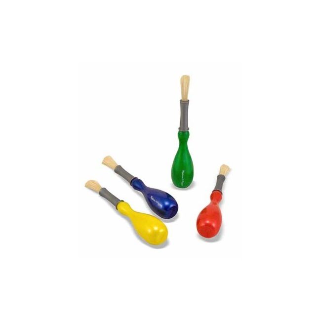Set 4 pensule jumbo cu maner special Melissa and Doug - OKEMD4118