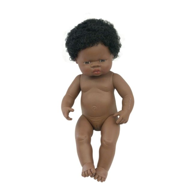 Papusa African Fata 38 cm - Miniland - OKEML31054