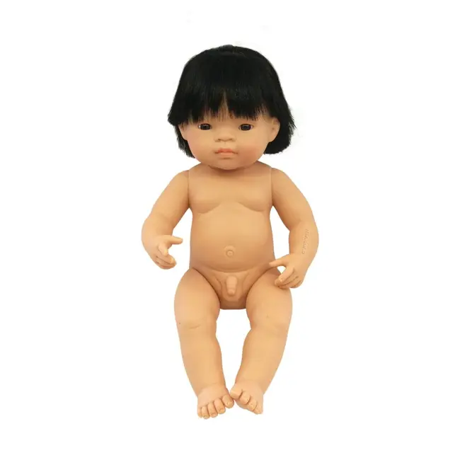 Papusa Asiatic Baiat 38 cm - Miniland - OKEML31055