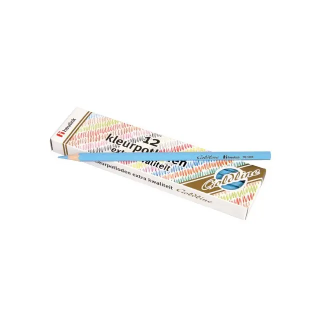 Set 12 creioane colorate Goldline 3.7 mm Bleu - Heutink - OKEE061006