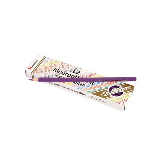 Set 12 creioane colorate Goldline 3.7 mm Violet - Heutink - OKEE061008