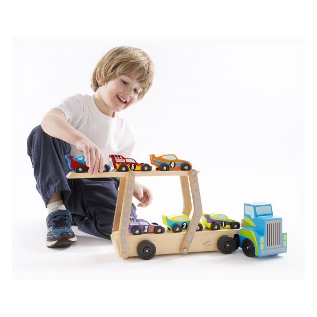 Transportor de masini gigant  Melissa and Doug - OKEMD2759