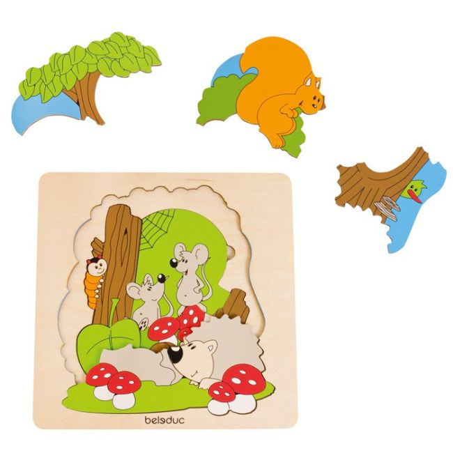 Puzzle Descopera Padurea Beleduc - OKEBEL17510