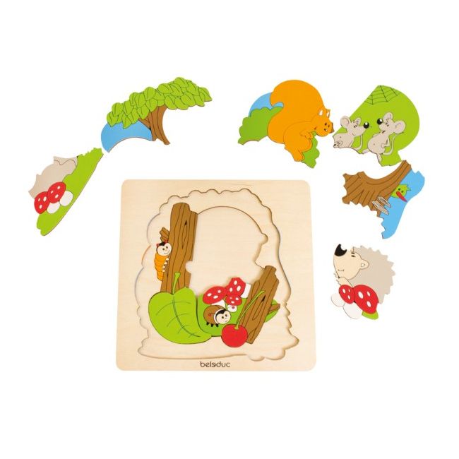 Puzzle Descopera Padurea Beleduc - OKEBEL17510
