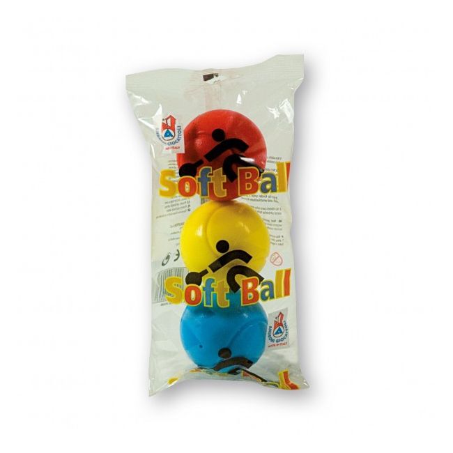 Set 3 mingi burete 7 cm PS Androni Giocattoli - OKEAGI5953-0000