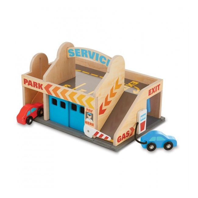 Benzinarie cu garaj Melissa and Doug - OKEMD9271