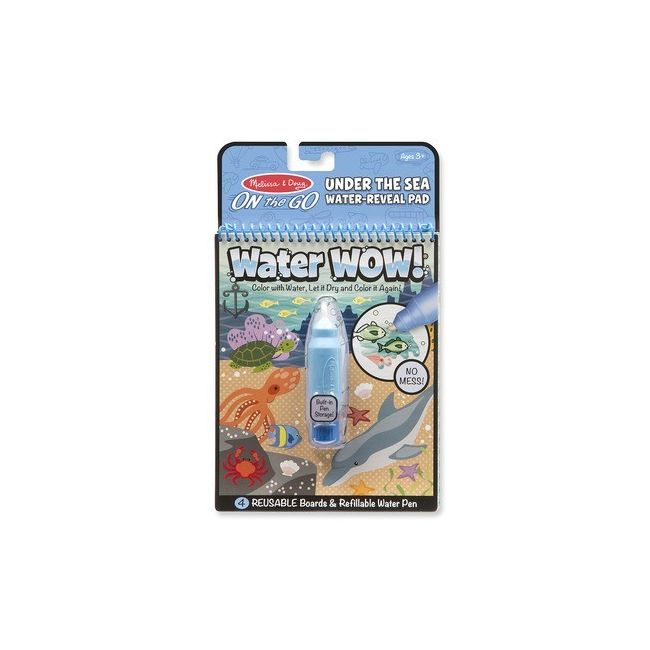 Carnet de colorat cu Apa magica Oceanul - OKEMD9445