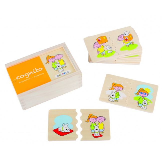 Joc Puzzle Cognito Antonime - Beleduc - OKEBEL11520
