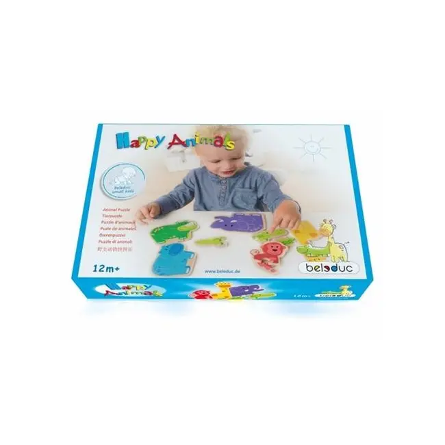 Primul meu puzzle Animale vesele - Beleduc - OKEBEL18011