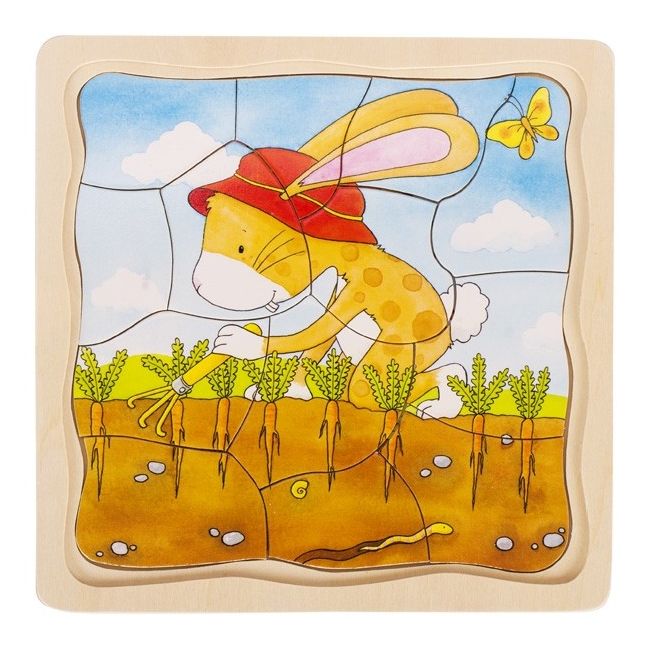 Puzzle stratificat Gradina iepurasilor - OKEGOKI57495