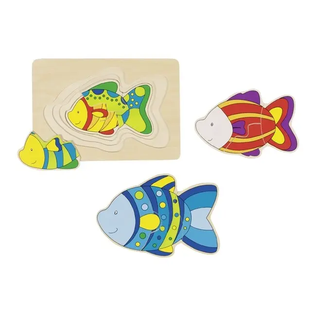 Puzzle stratificat Pestisori colorati - OKEGOKI57897