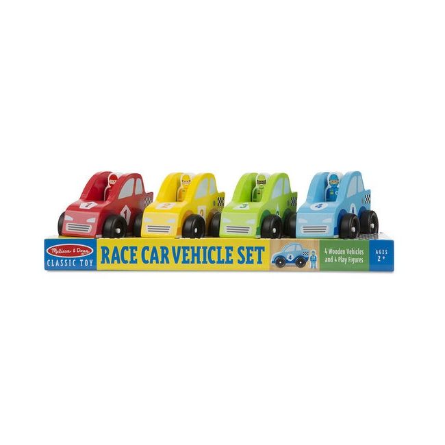 Set masinute de curse din lemn Melissa and Doug - OKEMD0706