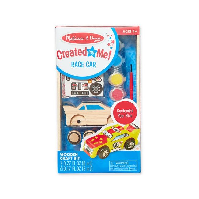 Coloreaza-ti masinuta de curse din lemn Melissa and Doug - OKEMD8829