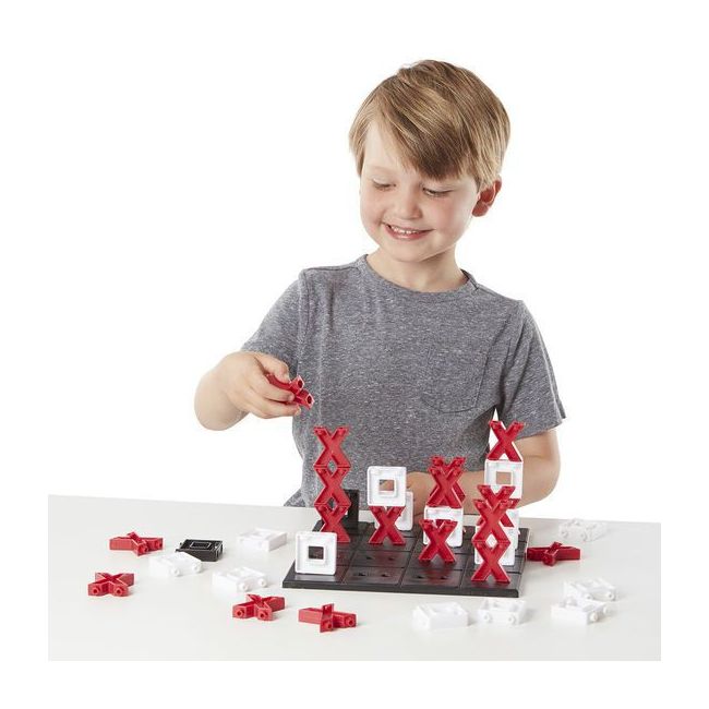 Joc X si O 3D Tic Stac Toe Melissa and Doug - OKEMD2097
