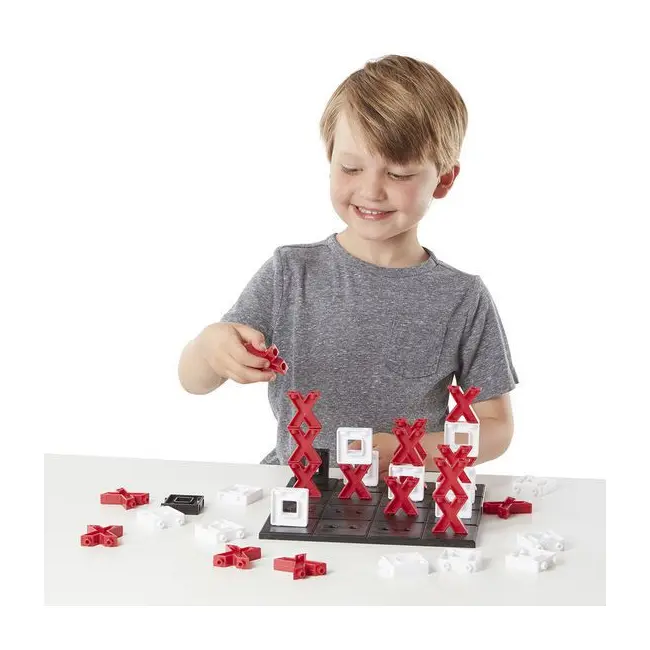 Joc X si O 3D Tic Stac Toe Melissa and Doug - OKEMD2097