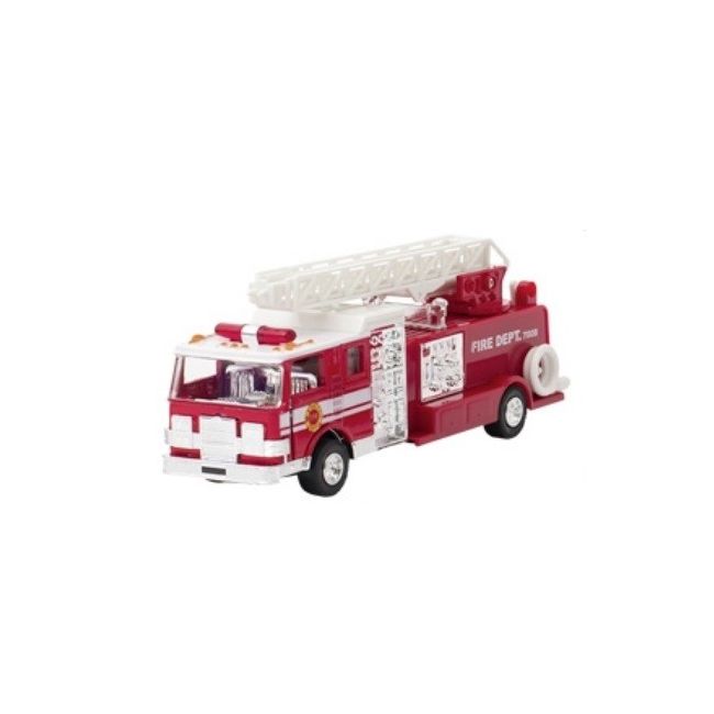 Masinuta de pompieri Die Cast cu sunete si lumini - OKEGOKI12115