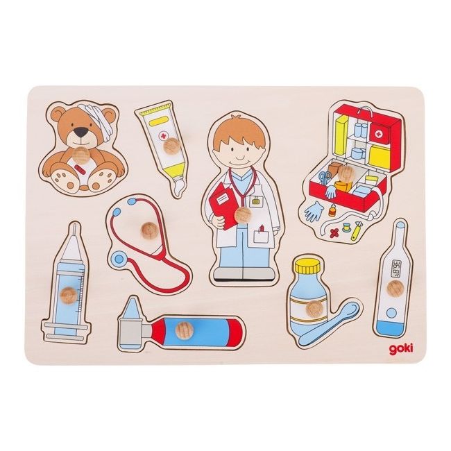 Puzzle din lemn La Doctor - OKEGOKI57748