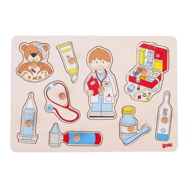 Puzzle din lemn La Doctor - OKEGOKI57748