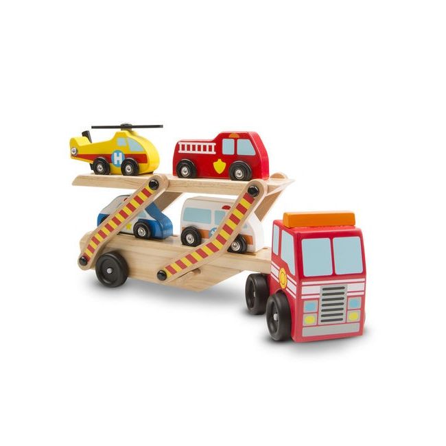 Transportor cu vehicule de urgenta Melissa and Doug - OKEMD4610