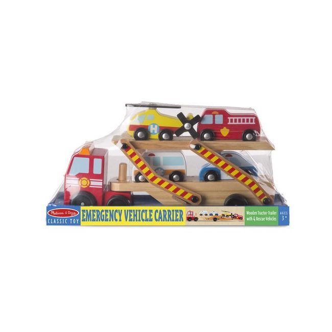 Transportor cu vehicule de urgenta Melissa and Doug - OKEMD4610