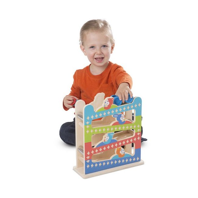 Roller-coaster din lemn cu masinute - Melissa and Doug - OKEMD30130