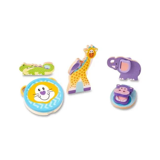 Set de instrumente muzicale Safari - Melissa & Doug - OKEMD3318