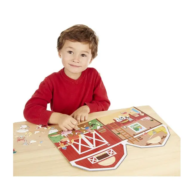 Abtibilduri pufoase La ferma Melissa and Doug - OKEMD9408