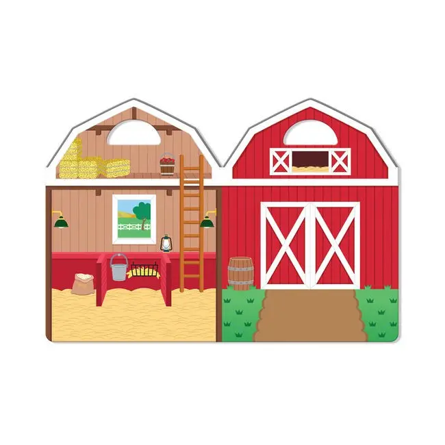 Abtibilduri pufoase La ferma Melissa and Doug - OKEMD9408