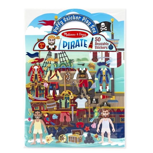 Abtibilduri pufoase Piratii Melissa and Doug - OKEMD9102