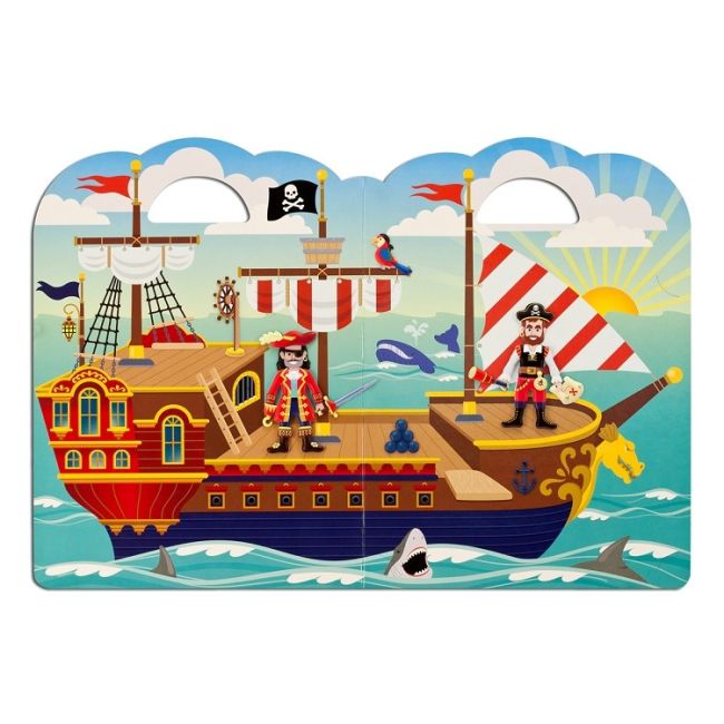 Abtibilduri pufoase Piratii Melissa and Doug - OKEMD9102