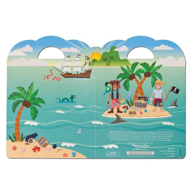 Abtibilduri pufoase Piratii Melissa and Doug - OKEMD9102