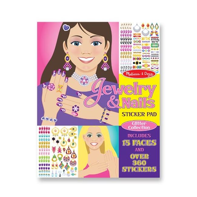 Colectia de abtibilduri - bijuterii si manichiura Melissa and Doug - OKEMD4223