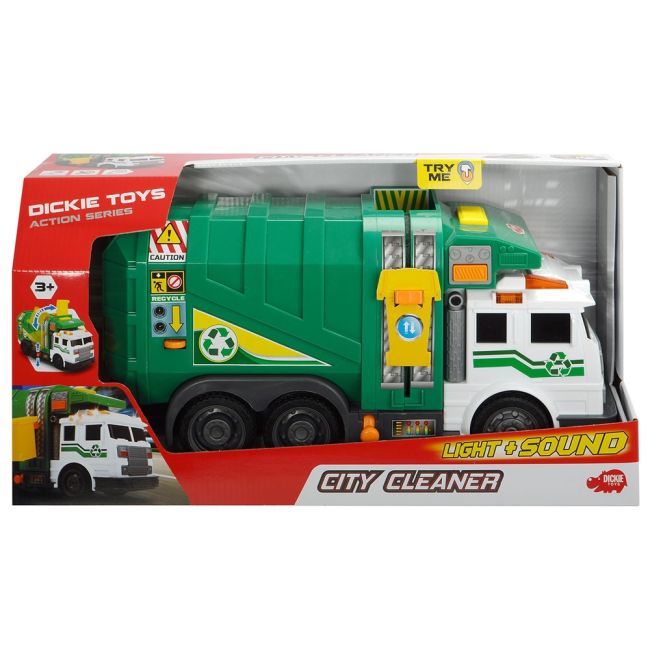 Masina de gunoi dickie toys city cleaner cu accesorii hubs203308378