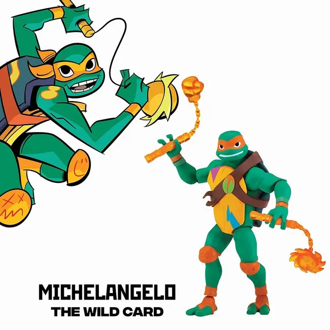 TESTOASELE NINJA FIGURINA MICHELANGELO CU ACCESORII VIVTMNT80800_80803