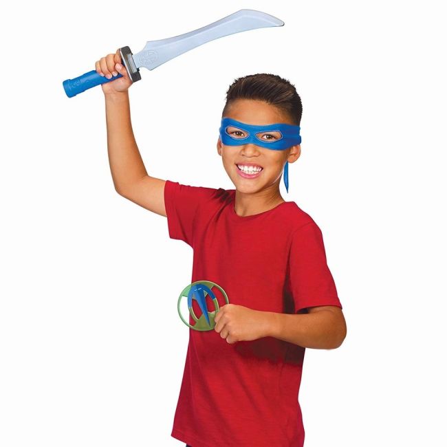 TESTOASELE NINJA JOC DE ROL LEONARDO CU ACCESORII VIVTMNT82050_82051