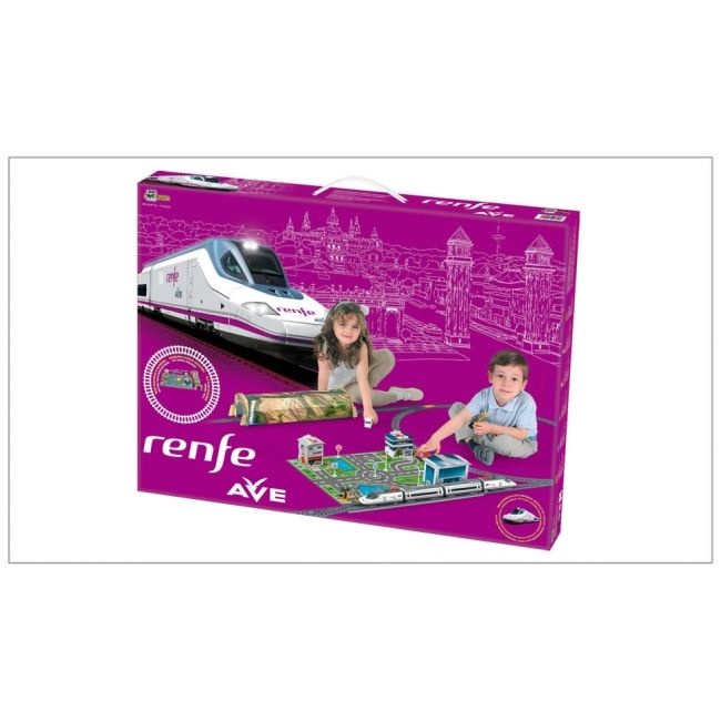 Trenulet electric High Speed RENFE cu statie, tunel si oras - SE8412514007208