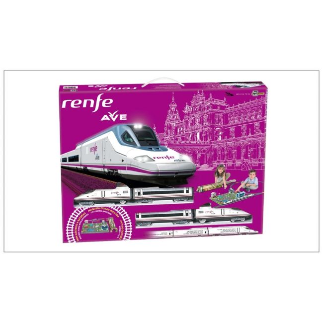 Trenulet electric High Speed RENFE cu statie, tunel si oras - SE8412514007208